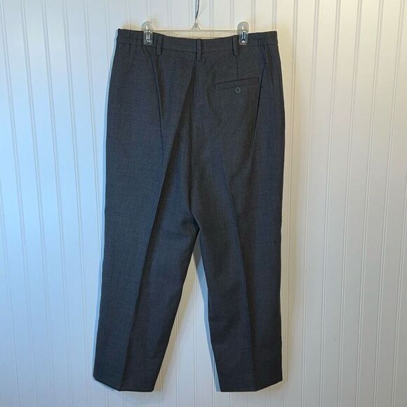 Vintage Chadwick’s Wool Lined Dress Pants Size 10 Gray Pleated Front Pocketed - Picture 5 of 7